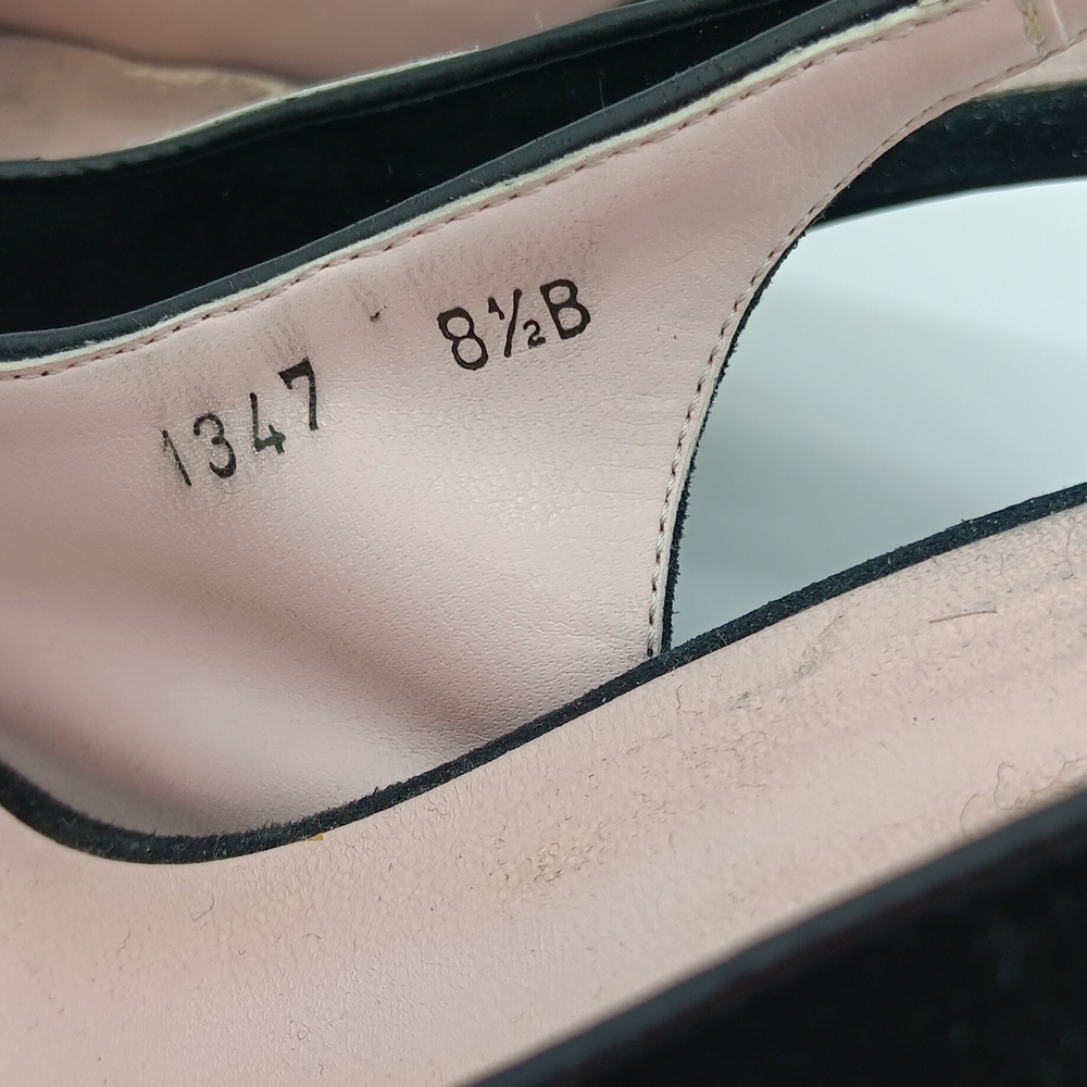 Max de Carlo Suede Peep-Toe Heels - Picture 4 of 8